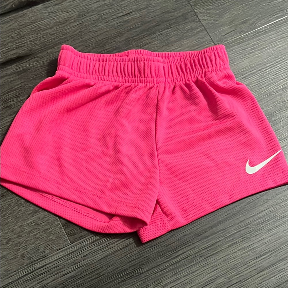 Nike Pink Athletic Shorts Toddler